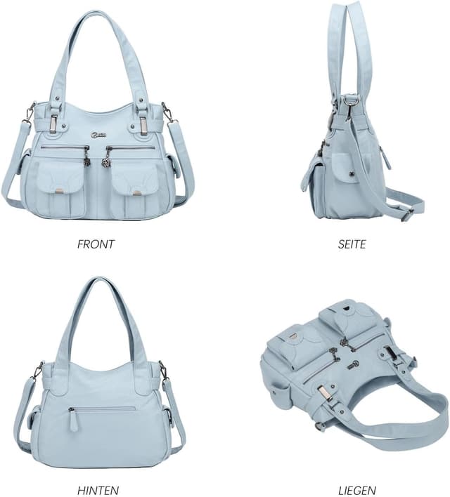 Thumbnail 6 de KL928 Handtasche Damen Umhängetasche PU Leder