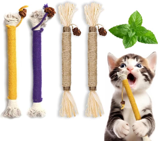 Detalle de SUOXU cat chew rope toy