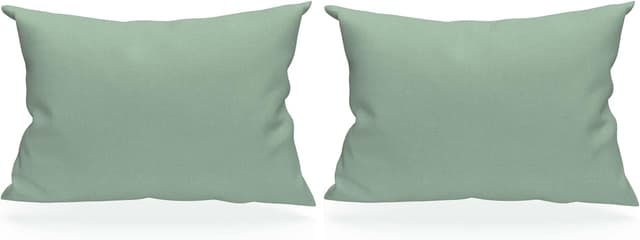 Detalle de Soleil d'ocre Taie d'oreiller en coton 57 fils moutarde 50x70 cm