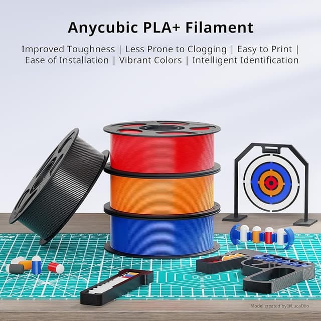 Thumbnail 1 de ANYCUBIC PLA Plus 1.75mm 4-Pack Filament 🎨