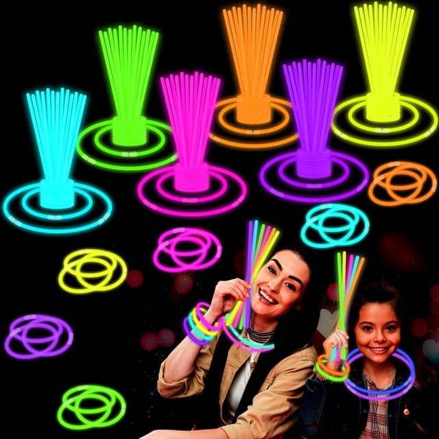 Imagen de NYE Glow Sticks Party Pack 8" glow sticks 🎉 en OfertitasTOP