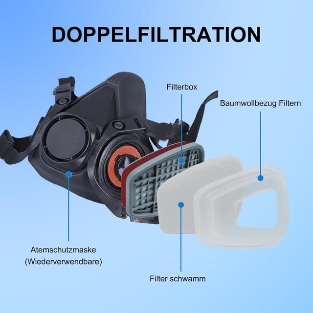 Thumbnail 2 de Masque Anti Poussière 18 in 1 Réutilisable 🎭