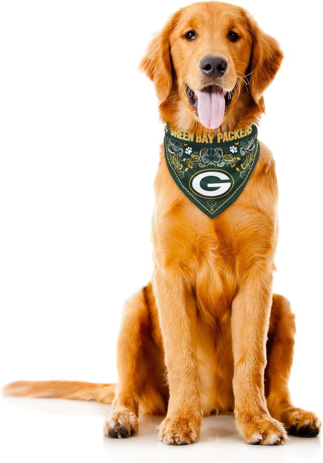 Detalle de Littlearth NFL Reversible Pet Bandana (Officially Licensed), Sizes XS to XL
