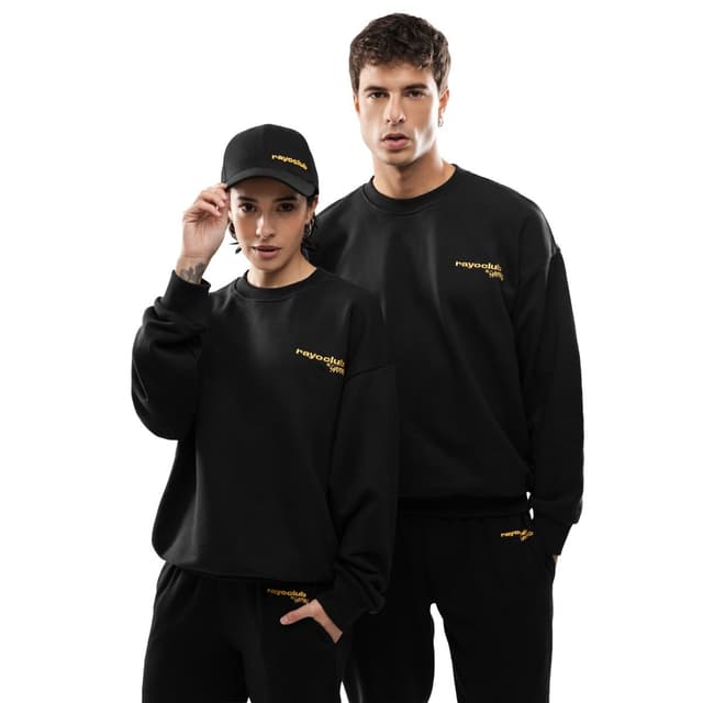 Detalle de Siroko Rayo Club sudadera algodón unisex