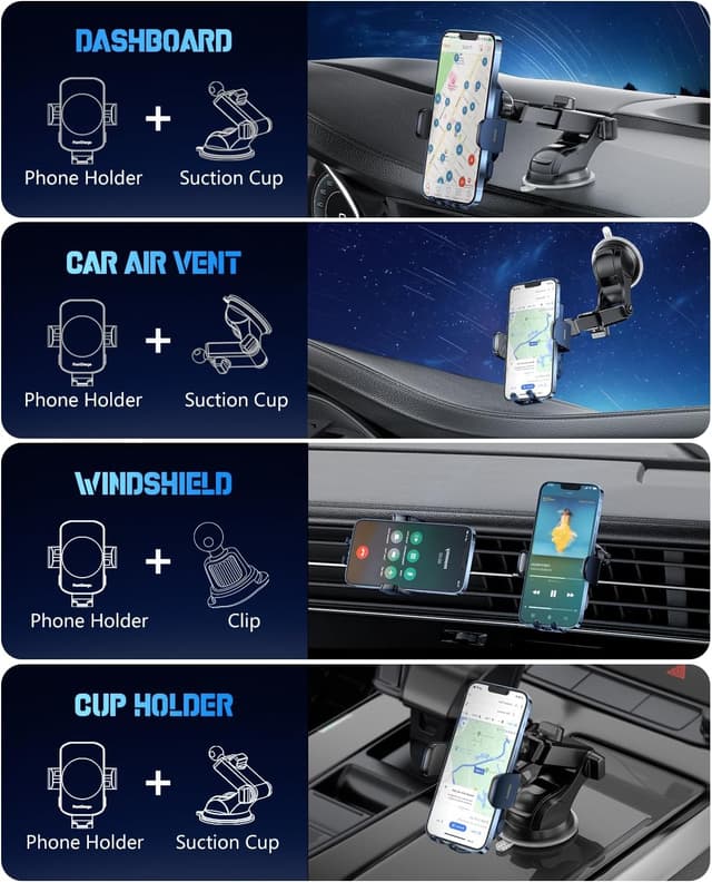 Detalle de BothLin 3 in 1 Wireless Car Charger 15W