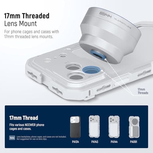 Thumbnail 5 de Téléobjectif NEEWER HD 65 mm avec pare-soleil ⚙