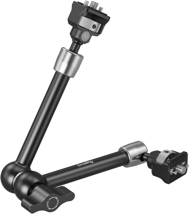 Detalle de SMALLRIG 11" Magic Arm 5309 mit 1/4“-20 Schrauben und 360° Doppelkugelkopf (bis 1,5 kg)