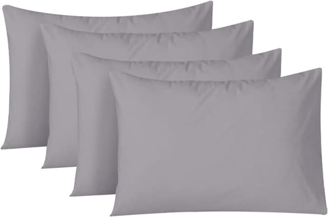 Thumbnail 6 de NAFAY LIVING White Cotton Pillow Cases (4 Pack) – 300 Thread Count, 50 x 75 cm