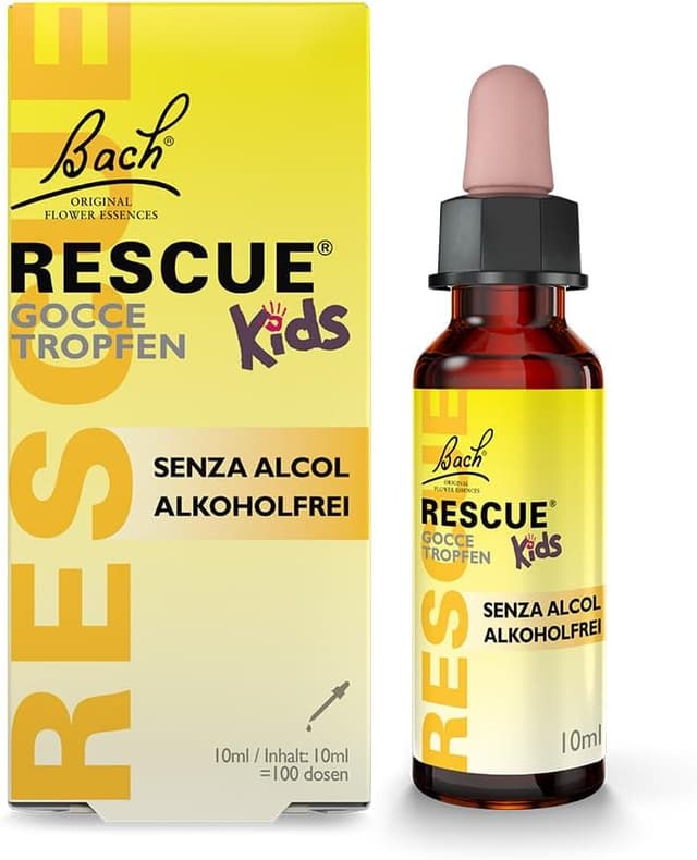 Detalle de RESCUE Rescue Remedy Kids 10 ml, gocce per bambini con fiori di Bach