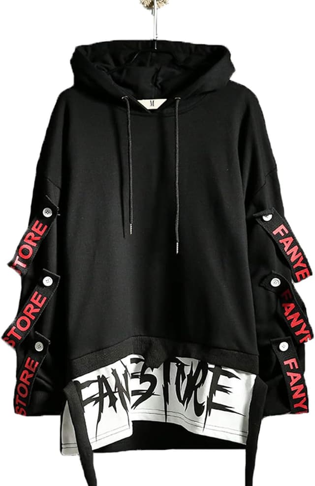 Detalle de Hello MrLin Herren Kapuzenpullover Hoodie