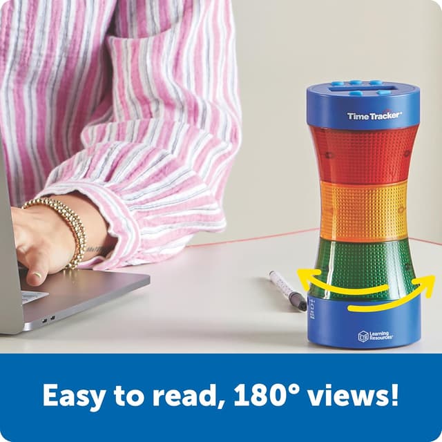 Detalle 2 de Learning Resources Time Tracker 2.0 timer didattico per bambini ⏱