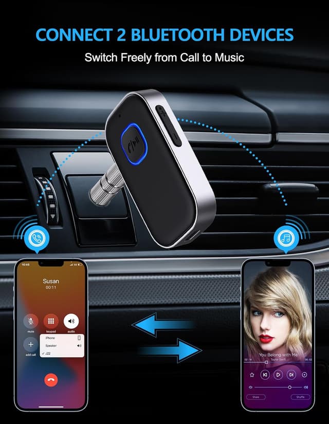 Thumbnail 6 de Babacom Bluetooth Receiver 5.3 for aux music