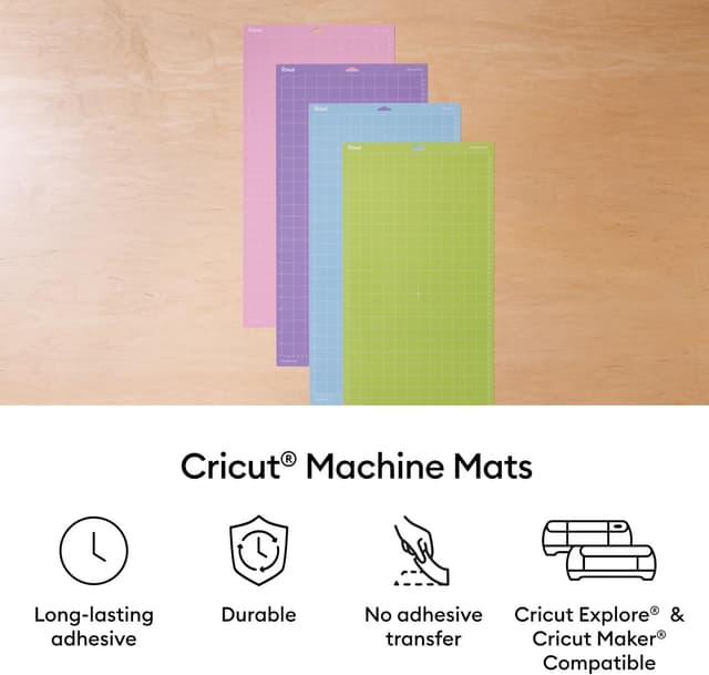 Detalle 2 de Cricut Confezione assortita tappetini 3 pezzi 🧩