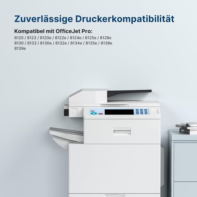 Detalle de Washope 924e/924 Patronen Multipack kompatibel für HP Officejet Pro (4er-Pack)