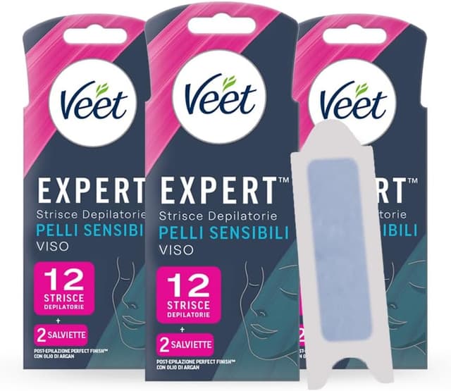 Imagen de Veet Expert Strisce Depilatorie Viso 28 giorni en OfertitasTOP