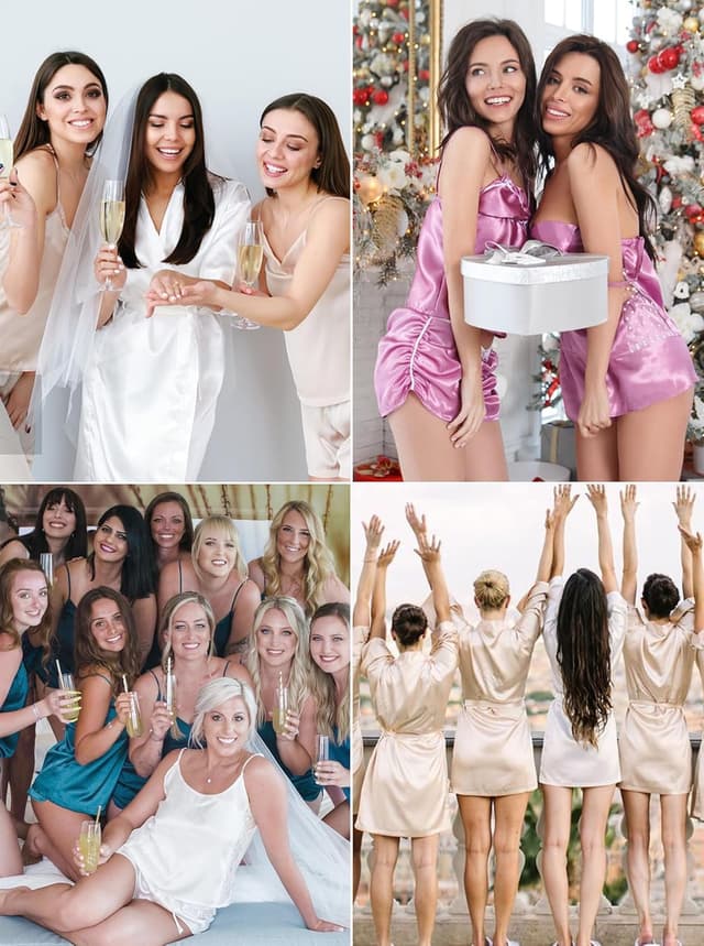 Thumbnail 4 de Wikoan Peignoir Satin Femme S