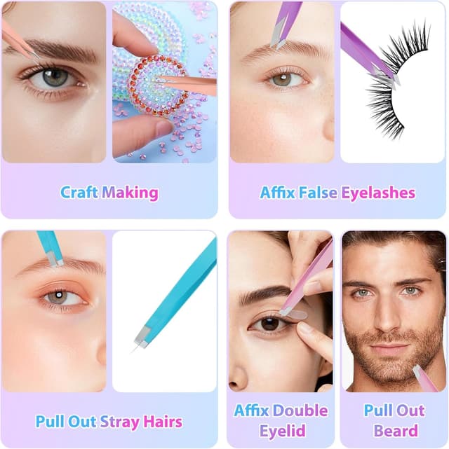 Detalle 2 de HEYMKGO 8-piece eyebrow grooming kit