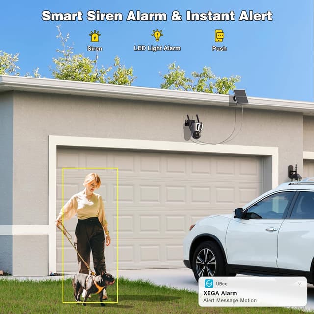 Thumbnail 3 de Xega 4G Dual Lens Security Camera