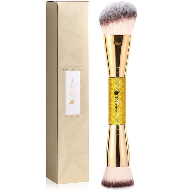 Detalle de DUcare Dual End Foundation Contour Bronzer Brush (Double-Ended Face Makeup Tool)