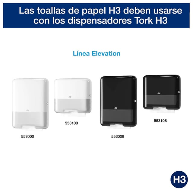 Detalle 2 de Tork Advanced plegadas en V 250 toallas