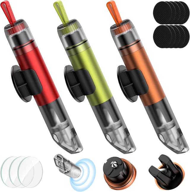 Detalle de 3-Pack 3-in-1 Car Safety Hammer, Seatbelt Cutter, Glass Breaker + Emergency Whistle