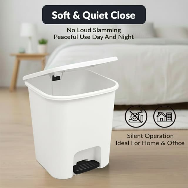 Thumbnail 5 de plastific Foot Pedal Bin 18L