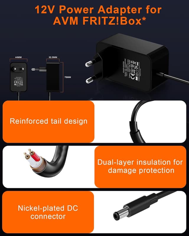 Thumbnail 5 de Sanicata 12V 3A Netzteil für AVM Fritz!Box