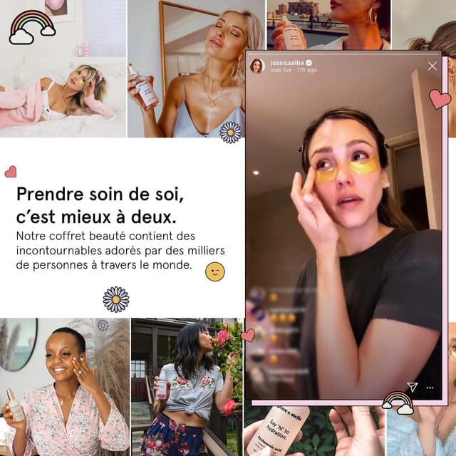 Thumbnail 6 de grace & stella Kit Dew-Tox & Chill Coffret Beauté Femme : patchs pour les yeux + sérum à l’acide hyaluronique + spray à l’eau de rose