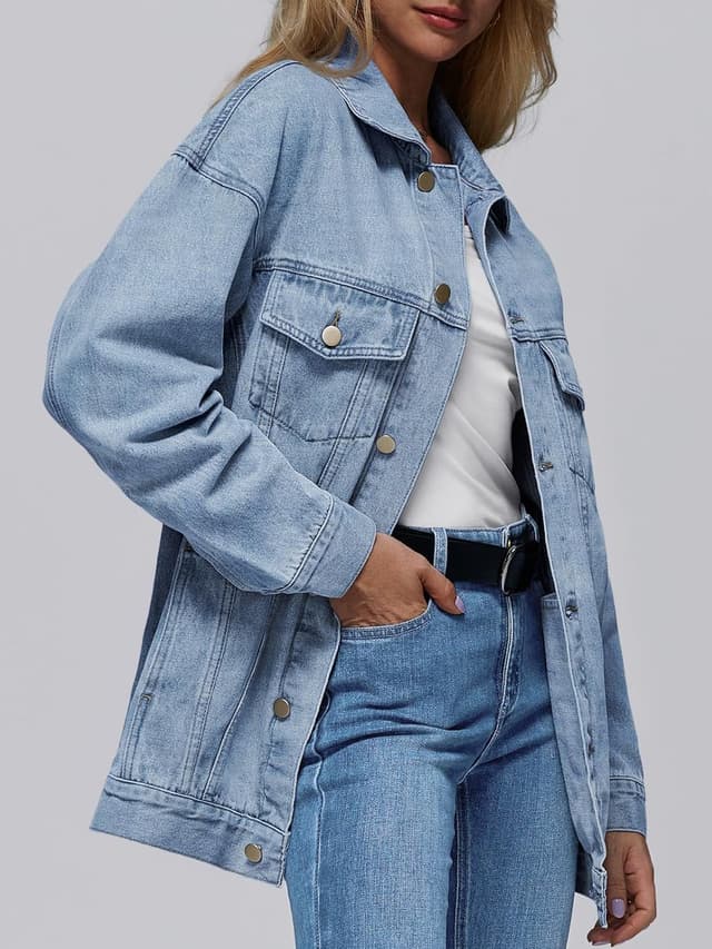 Detalle de AUTOMET Oversized Jeans Jacket 1 Size
