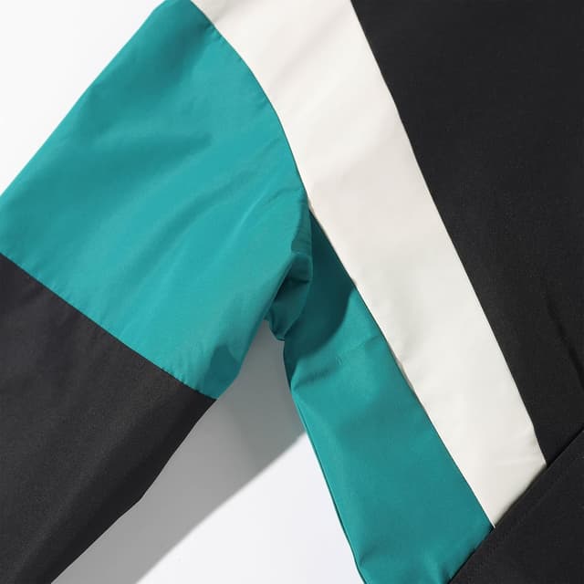 Thumbnail 6 de GURUNVANI veste patchwork homme coupe-vent vintage à fermeture éclair intégrale