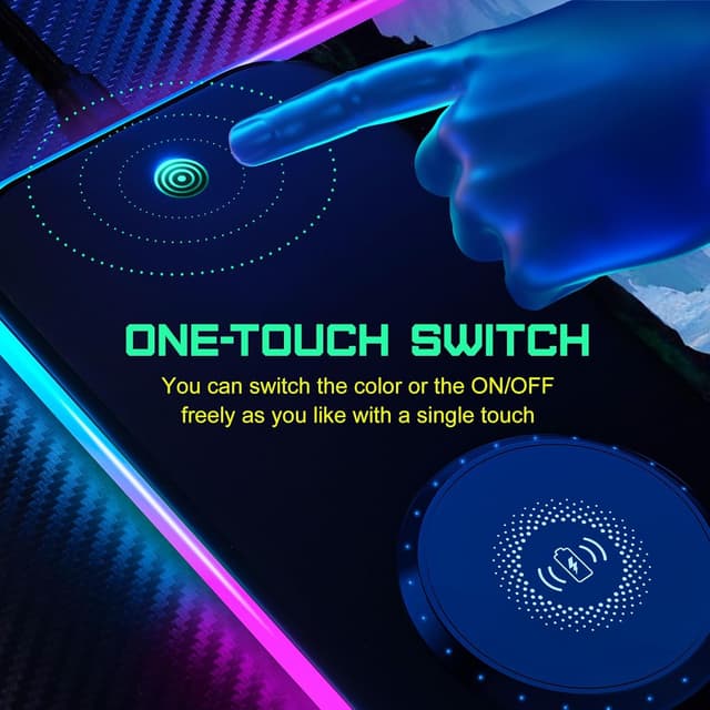 Thumbnail 4 de GIM Wireless Charging RGB Mouse Pad 15W