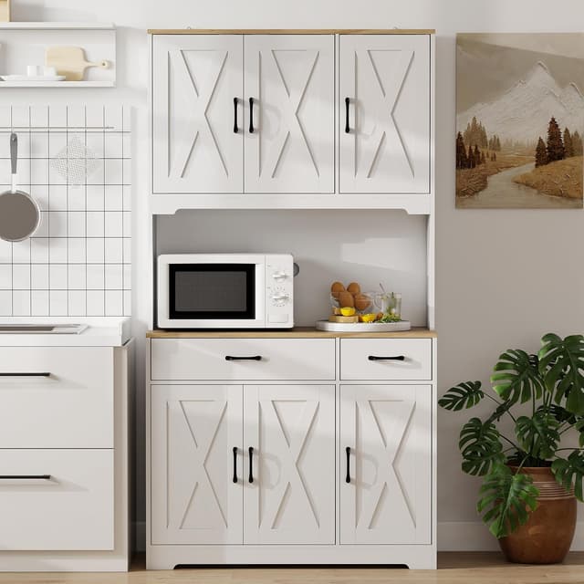 Thumbnail 6 de HOMCOM Alacena de Cocina Alta 100x38x172 cm