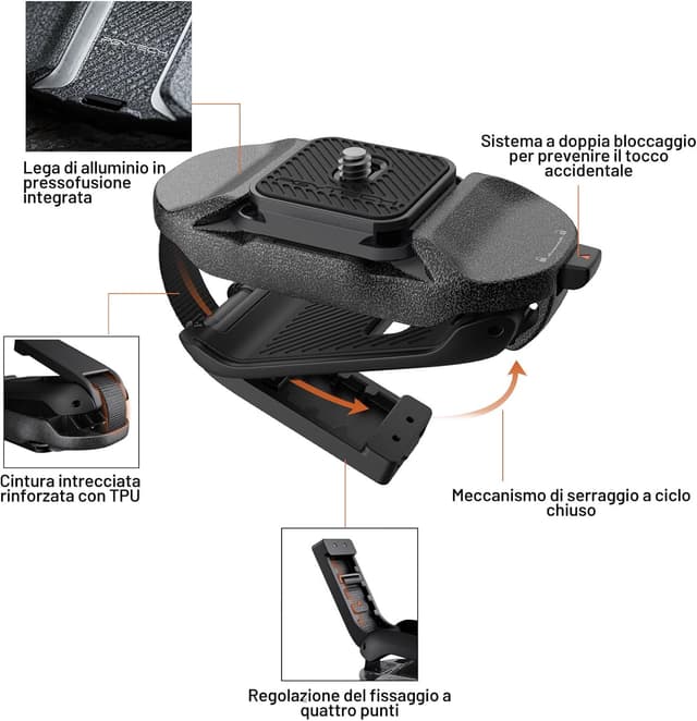 Thumbnail 2 de PGYTECH Beetle V2 Clip fotocamera Arca