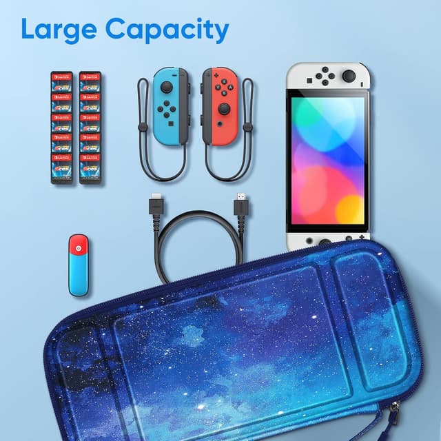 Thumbnail 6 de FINTIE Tragetasche kompatibel mit Nintendo Switch OLED 2021