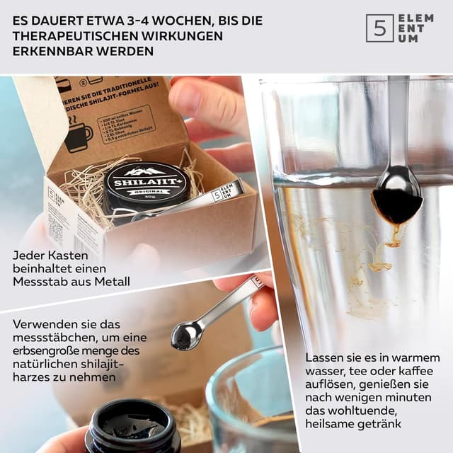 Detalle de Shilajit Original Himalaya Harz 30 g đ