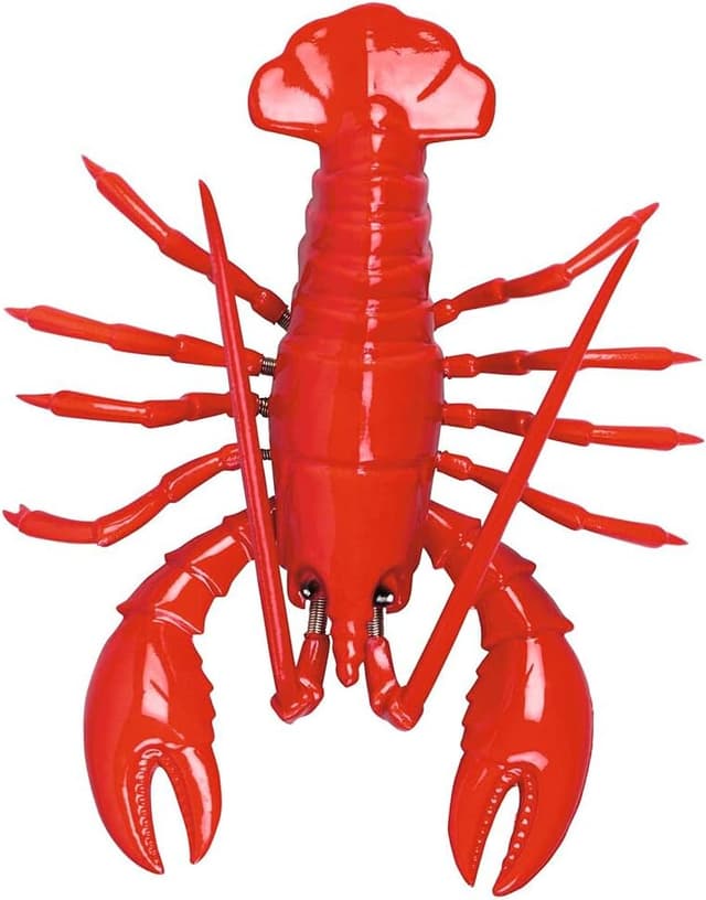 Detalle de Moses aimant déco homard rouge pour cuisine (métal) – 12,5 x 9 x 3,5 cm