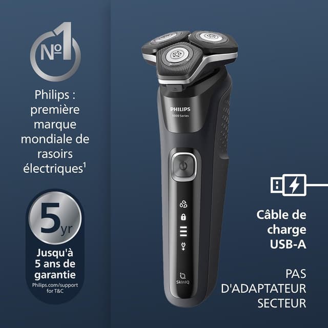 Detalle de Philips S5898/50 rasoir Series 5000 60 min