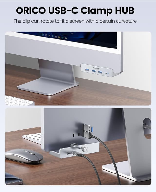 Detalle de ORICO Hub USB 3.0 con 4 puertos y cable de 1m