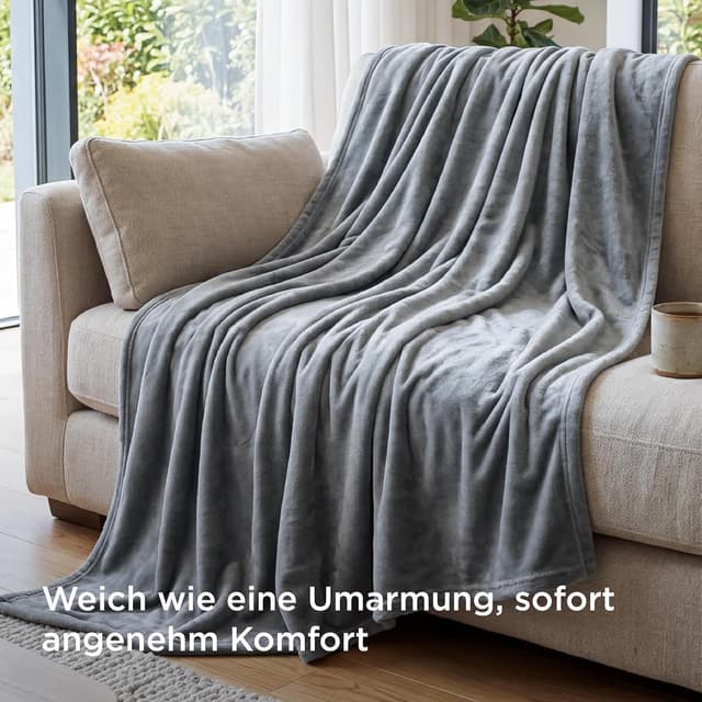 Detalle de Bedsure Kuscheldecke 150x200cm 🛋