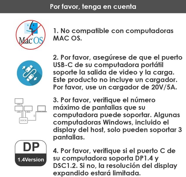 Thumbnail 4 de WAVLINK Docking USB-C para dos monitores 100W PD