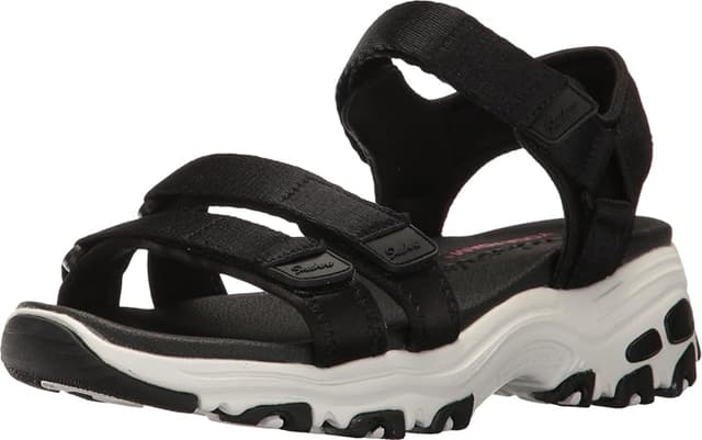 Imagen de Skechers D'lites Fresh Catch 🥿 Sandalia Mujer Negra 38 EU en OfertitasTOP