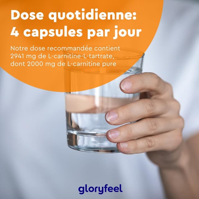 Thumbnail 6 de L‑CARNITINE Naturelle 2941 mg pré-entraînement 💊