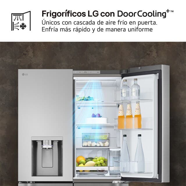 Detalle 2 de LG GMF961PY3E Frigorífico americano InstaView 601 L