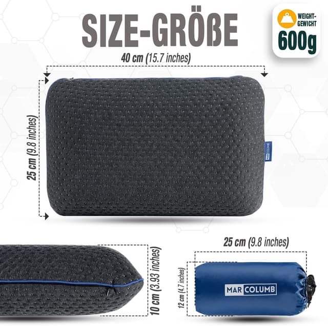 Thumbnail 2 de Marcolumb Reisekissen Memory Schäu