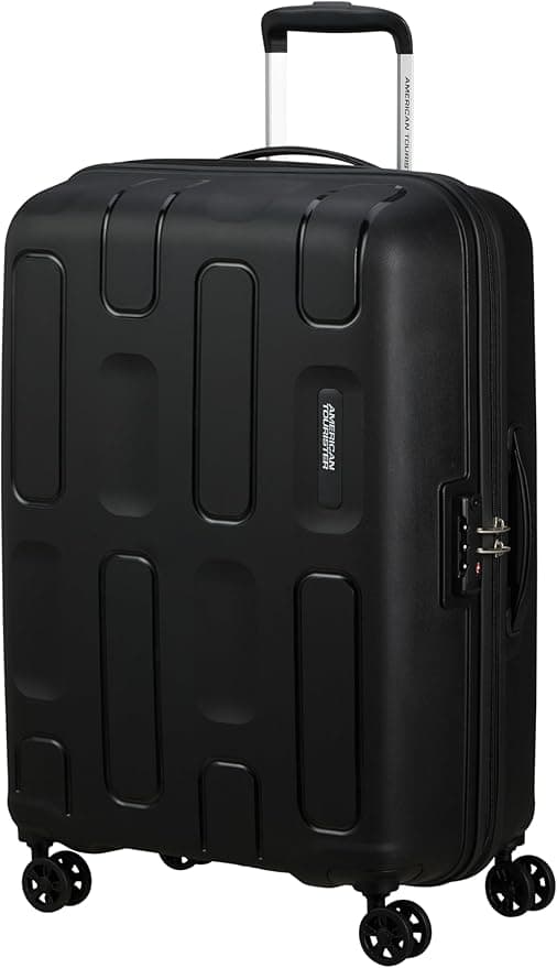 Detalle de American Tourister Ellipso Spinner M Maleta Negra 68cm ✈