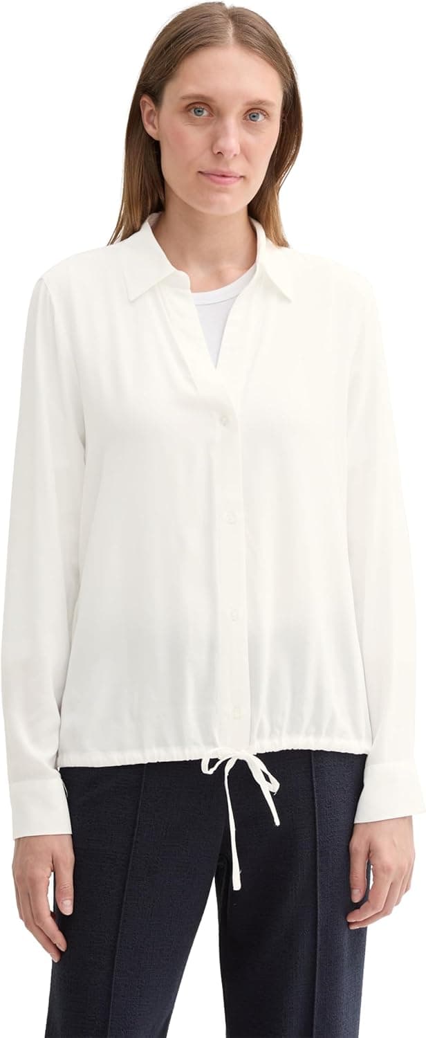 Detalle de TOM TAILOR Camicia da donna a maniche lunghe: comoda e versatile
