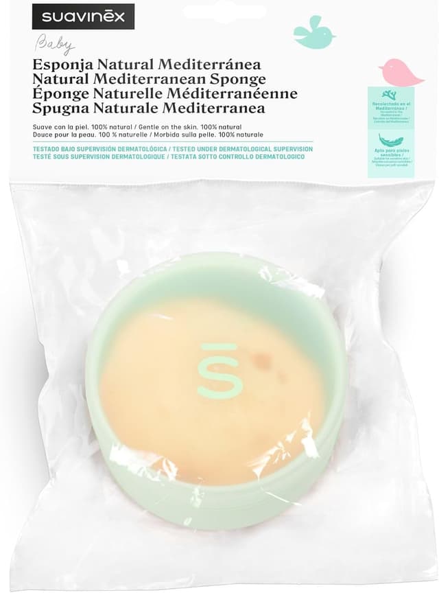 Detalle 2 de SUAVINEX Esponja bebé natural 1 unidad