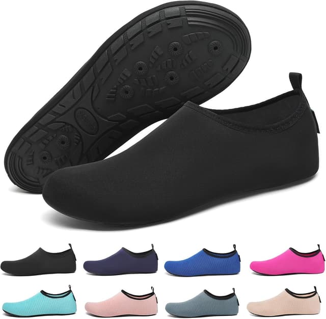 Detalle de SAGUARO Scarpe da Scoglio asciugatura rapida con suola antiscivolo e 7 fori di drenaggio (7 fori) Gr. 36-47