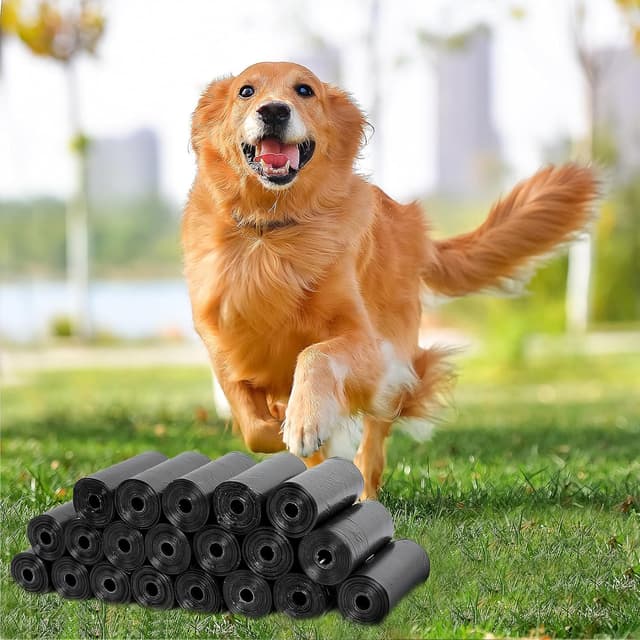 Thumbnail 5 de AiQInu sacs à crottes 400 pièces noir 22x30