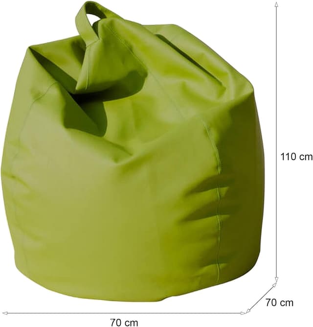 Detalle de Pouf poltrona a sacco 60 x 50 x 80